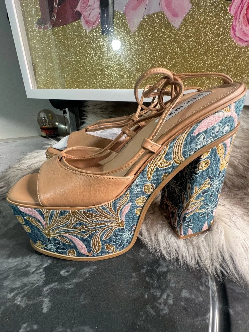 STEVE MADDEN ANIKA TAN LEATHER